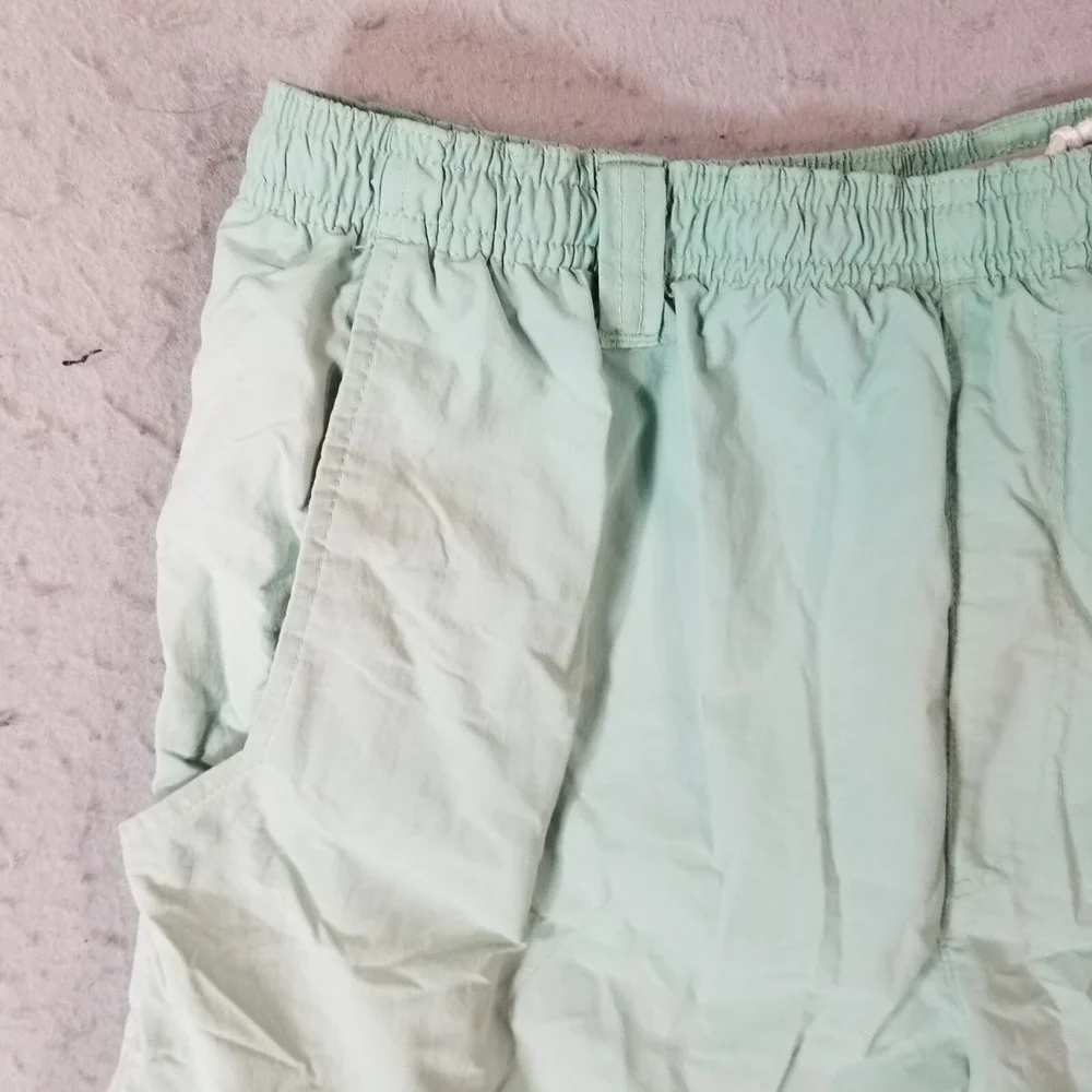 Columbia PFG swim shorts men's large green nylon fishing outdoor adventure